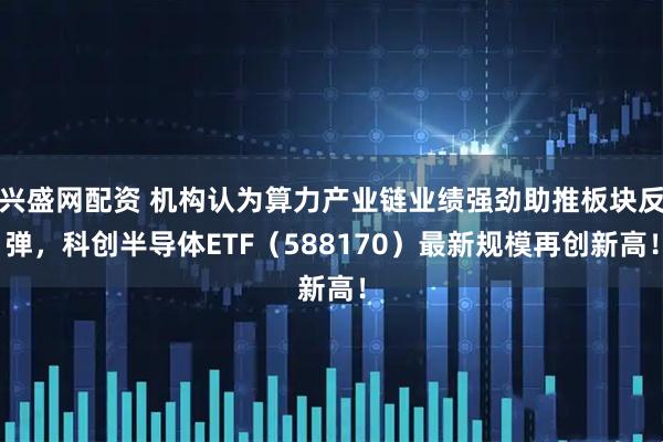 兴盛网配资 机构认为算力产业链业绩强劲助推板块反弹，科创半导体ETF（588170）最新规模再创新高！